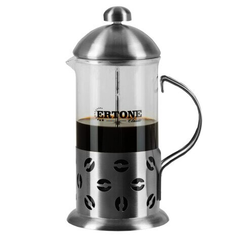 Infuzor din sticla pentru Cafea/Ceai ERT-MN 125, filtru inox, 600 ml